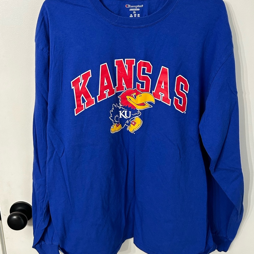 Kansas Jayhawks Champion Long Sleeve XL